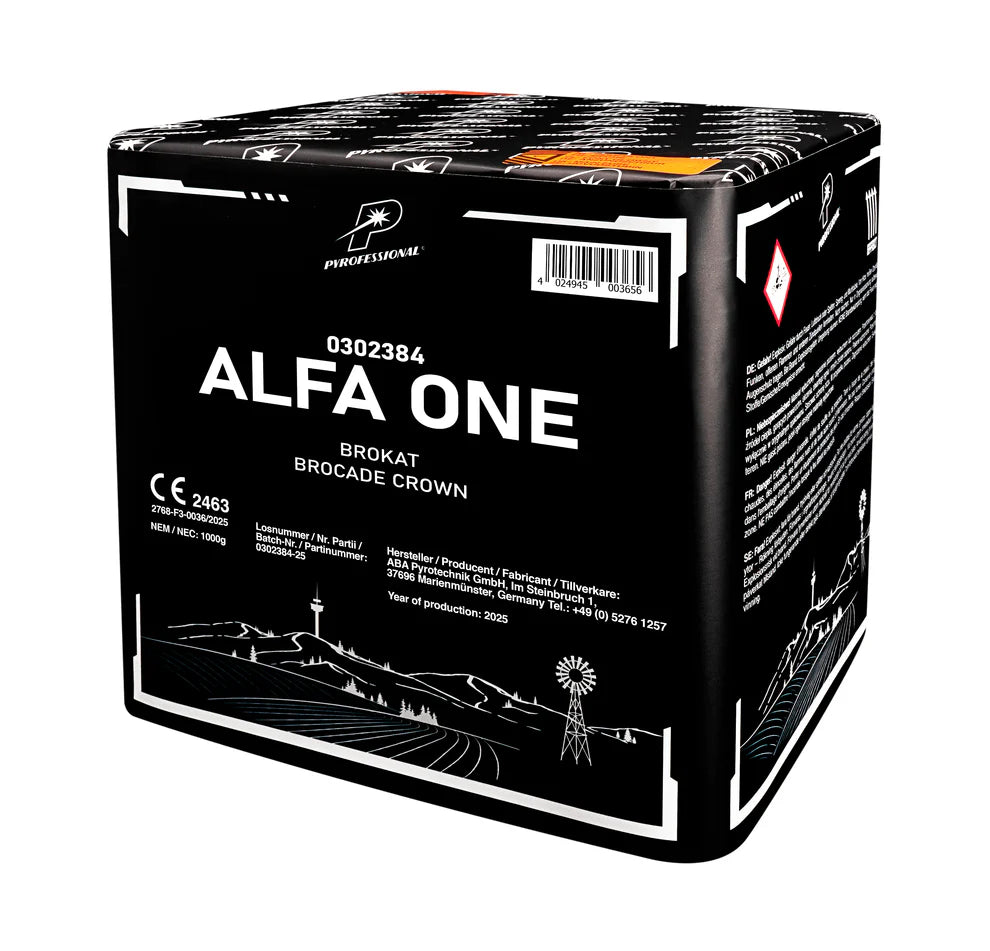 25 Schuss - ALFA ONE - Vorbestellbar - Lichtenrader Feuerwerkverkauf
