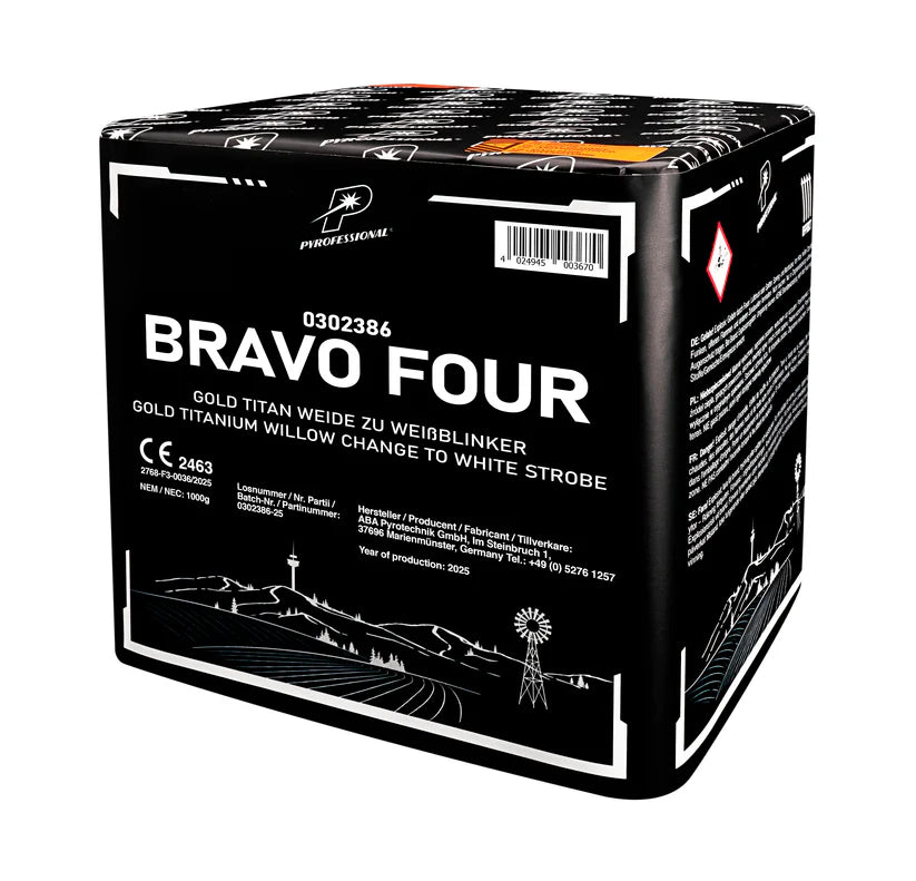 25 Schuss - Bravo Four - Vorbestellbar - Lichtenrader Feuerwerkverkauf