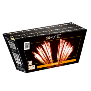 XB3051 BROCADE CROWN TO RED MINE 24S 1.2″ V PROFI - Lichtenrader Feuerwerkverkauf