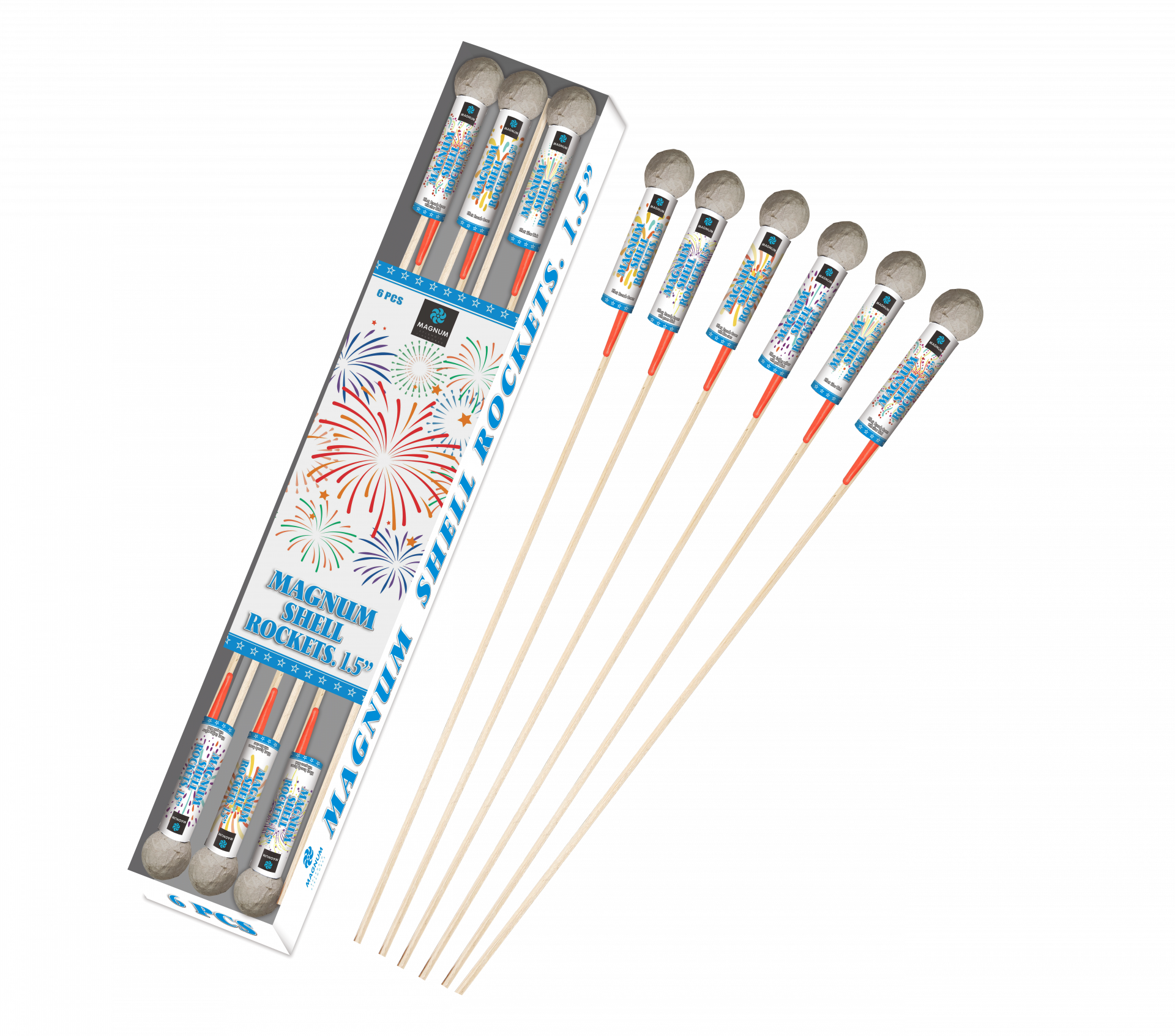 Magnum Shell Rockets 1.5" - Lichtenrader Feuerwerkverkauf