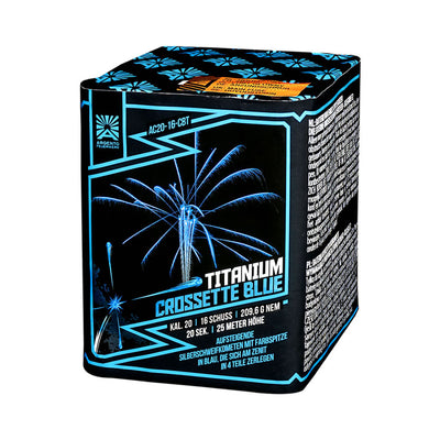 Titanium Crossette Blue