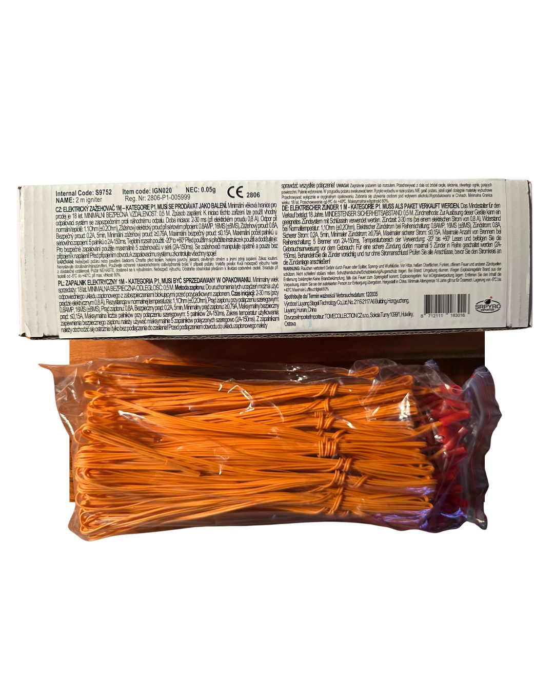 Elektrische Anzünder 50 Stück a 200 cm - Lichtenrader Feuerwerkverkauf