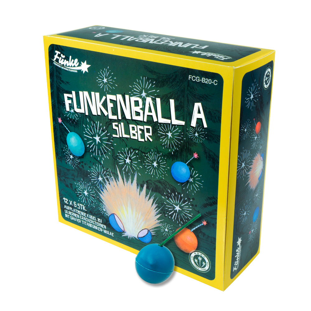 Funkenball A Silber - Lichtenrader Feuerwerkverkauf
