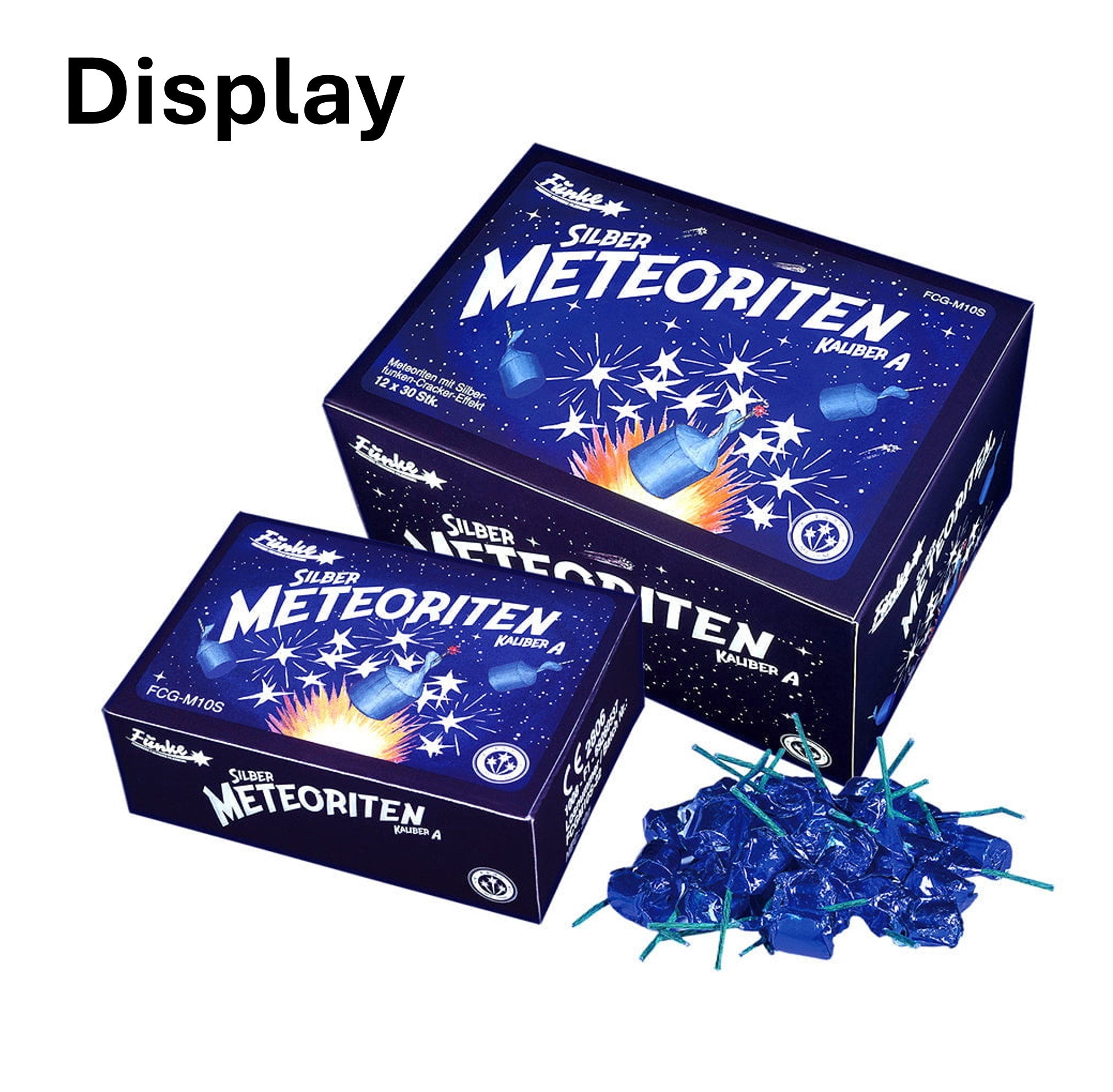 Silber-Meteoriten Kaliber A (Display) - Lichtenrader Feuerwerkverkauf