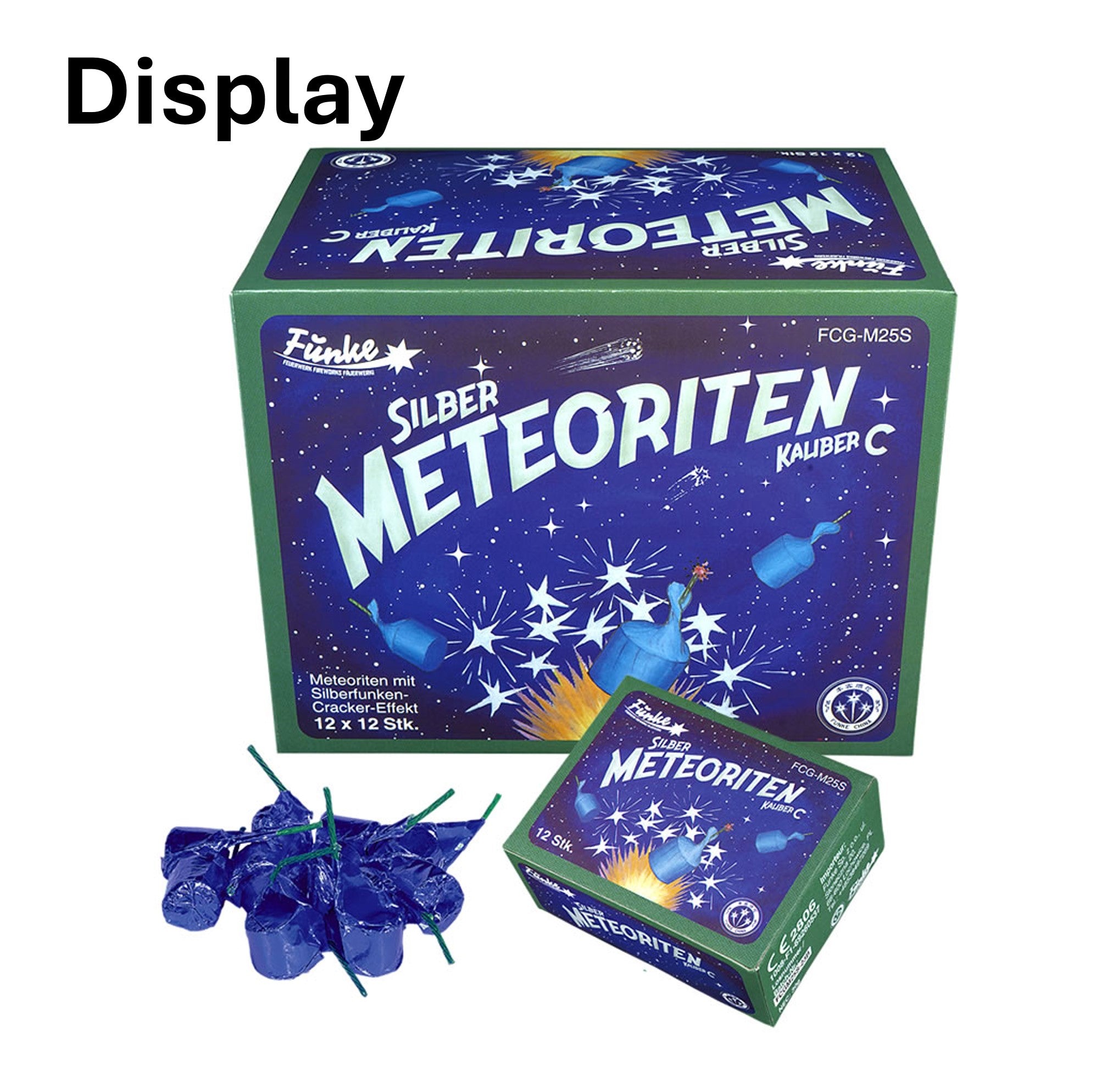 Silber-Meteoriten Kaliber C (Display) - Lichtenrader Feuerwerkverkauf