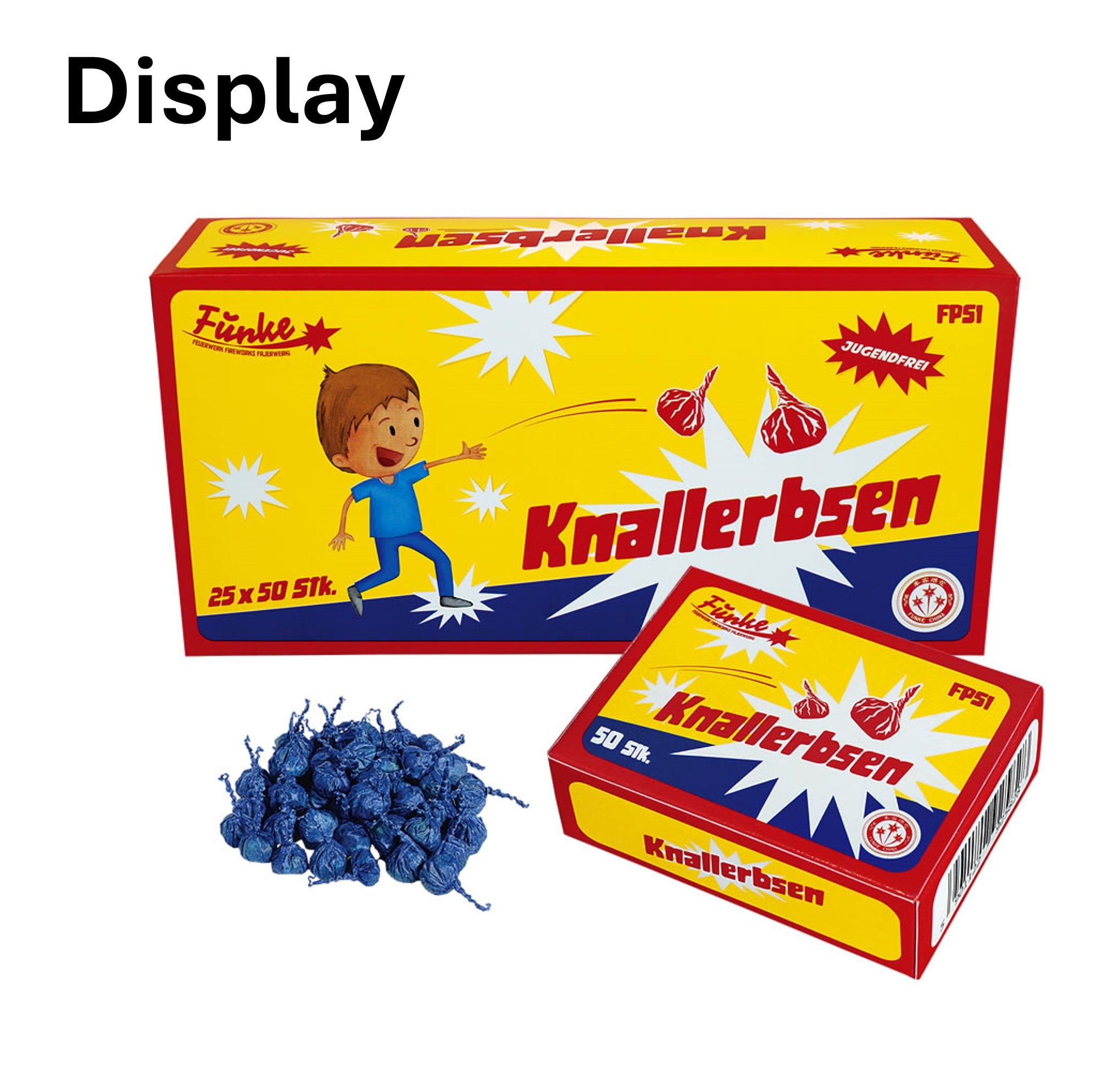 Knallerbsen (Display) - Lichtenrader Feuerwerkverkauf