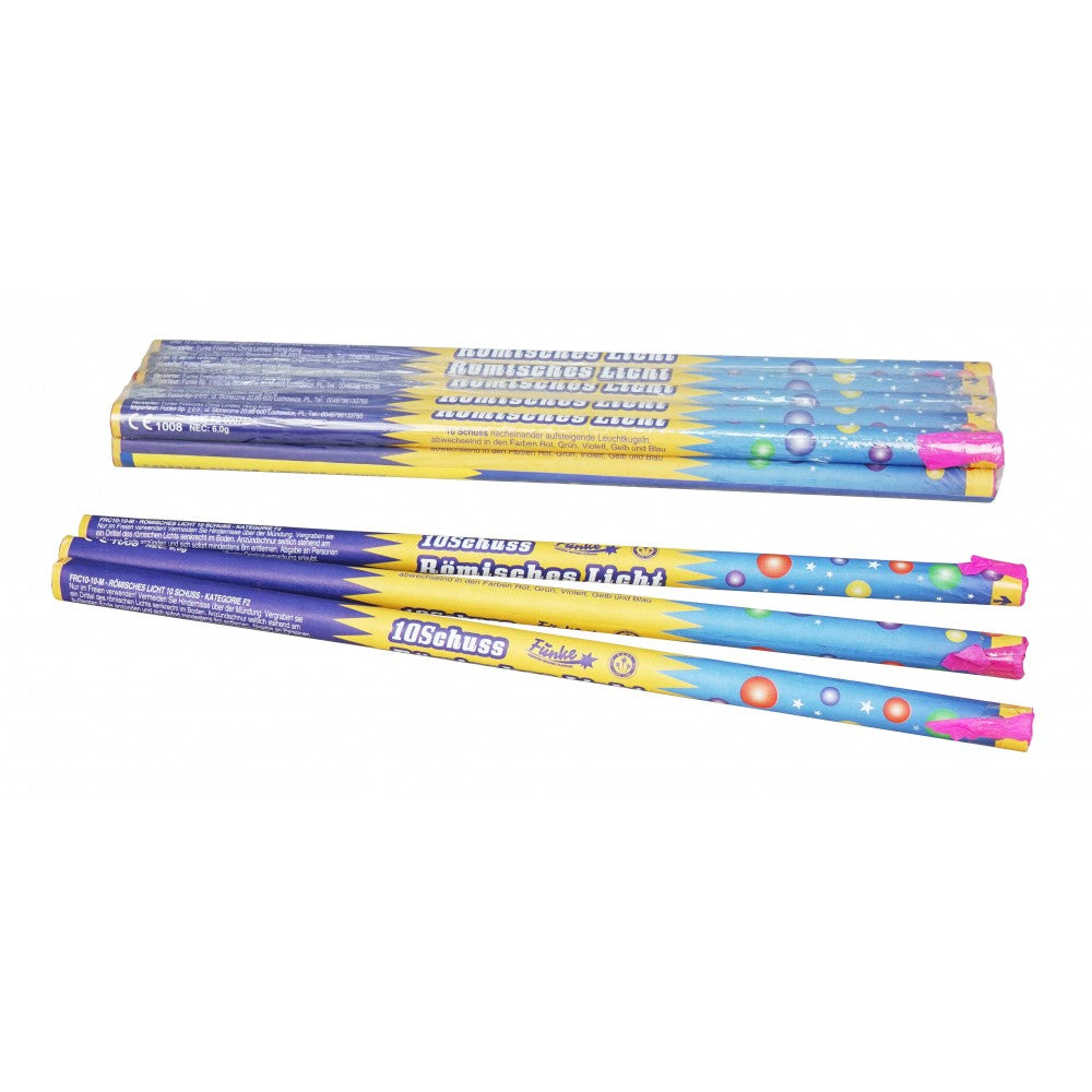 Römische Lichter 10 Schuss (Batch 2025) - Vorbestellbar - Lichtenrader Feuerwerkverkauf