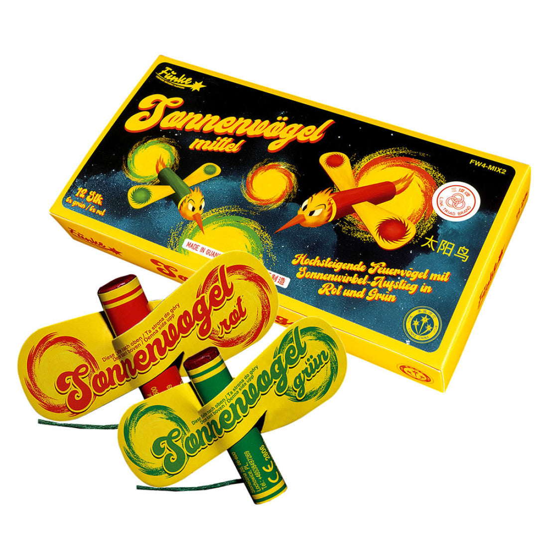 Sonnenvögel Mittel - Lichtenrader Feuerwerkverkauf