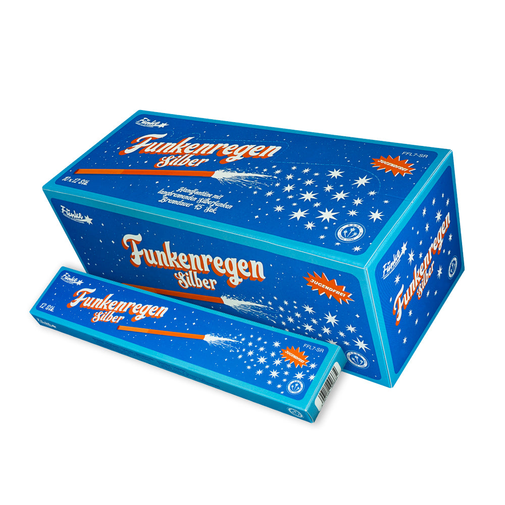 Funkenregen Silber - Vorbestellbar - Lichtenrader Feuerwerkverkauf
