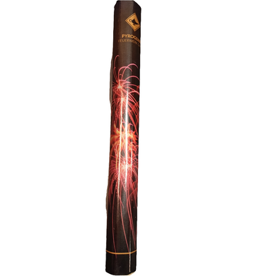 Roman Candle Barrage - Red Strobe Stars