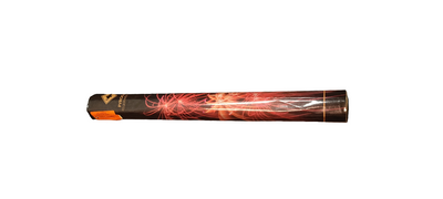 Roman Candle Barrage - Brocade Crown To Red Stars