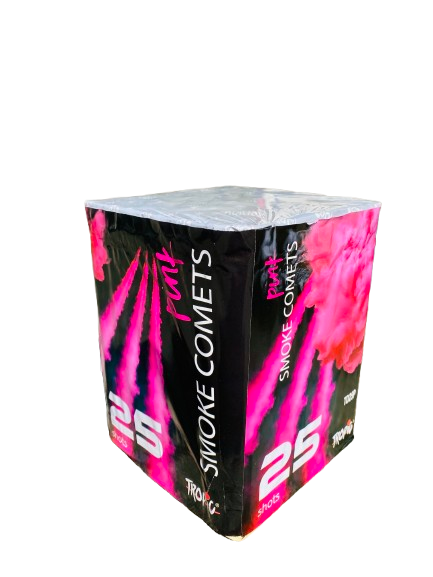 TD25P Pink- Rauchkometen - Smoke Comets - Lichtenrader Feuerwerkverkauf