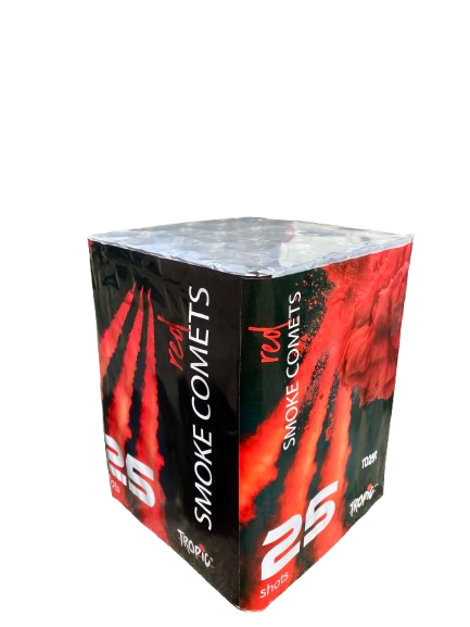 TD25R Rot - Rauchkometen - Smoke Comets - Lichtenrader Feuerwerkverkauf