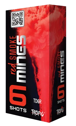 TD6R Rot - Rauchfeuertöpfe - Smoke Mines