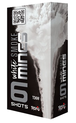 TD6W Weiß - Rauchfeuertöpfe - Smoke Mines