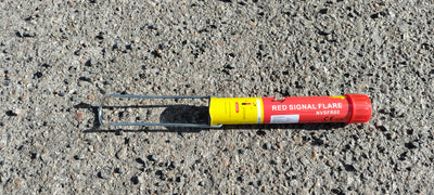 Seenotsignal ausklappbarer Griff