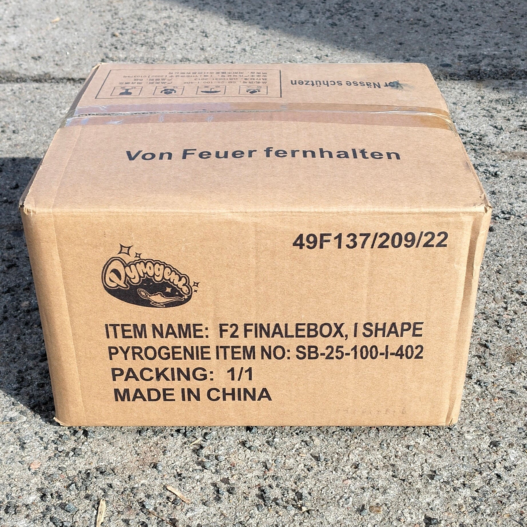 F2 Finalebox Gold - Lichtenrader Feuerwerkverkauf