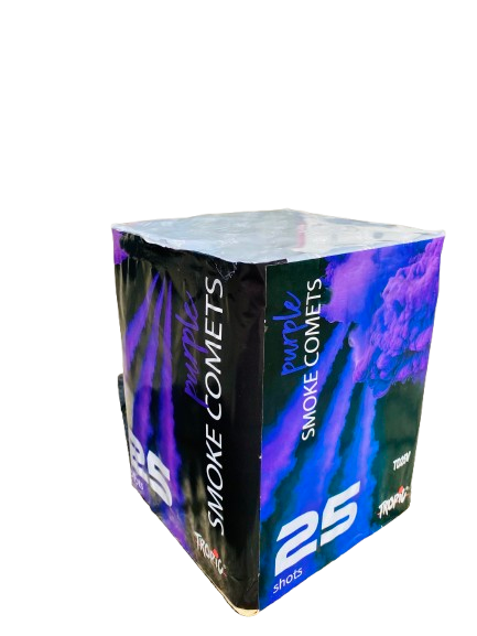 TD25V Violett- Rauchkometen - Smoke Comets - Lichtenrader Feuerwerkverkauf