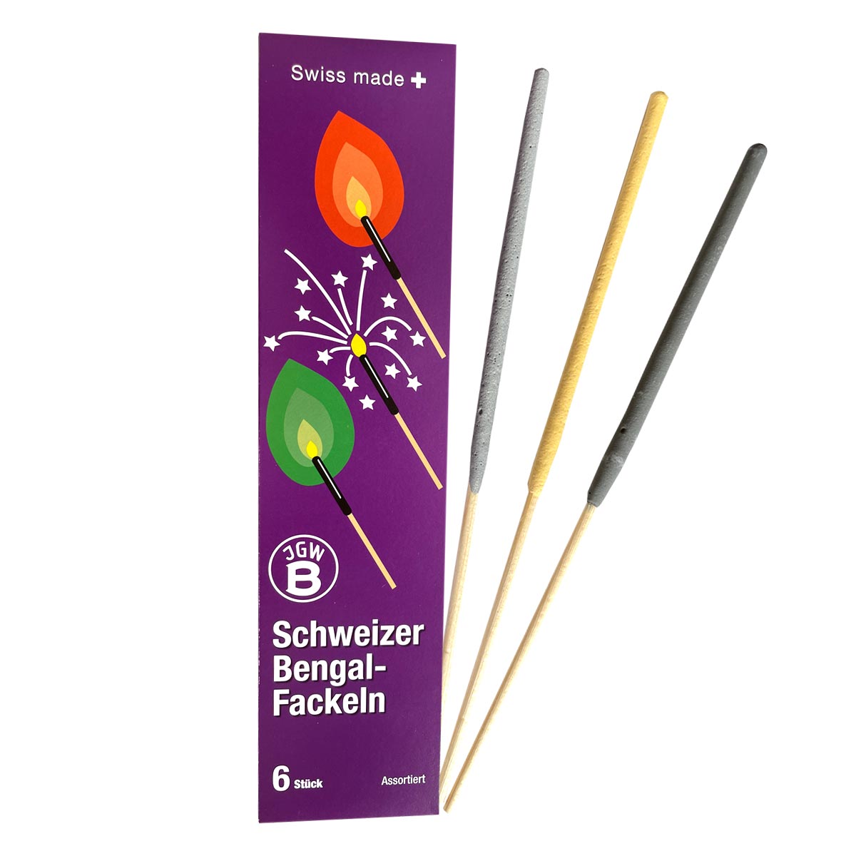 Schweizer Bengalfackeln - Lichtenrader Feuerwerkverkauf