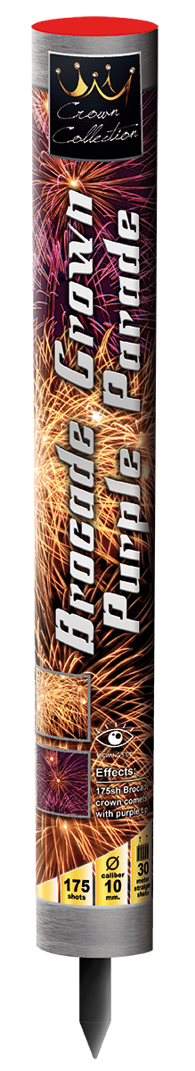 Brocade Crown Parade Purple Tip - Lichtenrader Feuerwerkverkauf