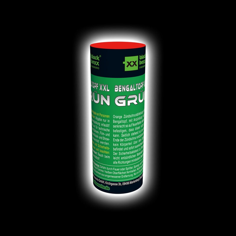 Bengaltopf XXL Grün - Berliner Feuerwerkverkauf