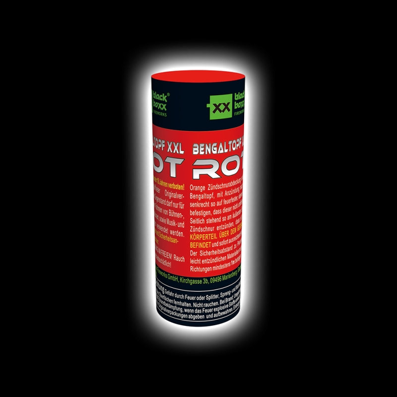 Bengaltopf XXL Rot - Berliner Feuerwerkverkauf