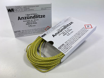 Anzündlitze gelb, 8 m Ring (langsam abbrennend) - Berliner Feuerwerkverkauf