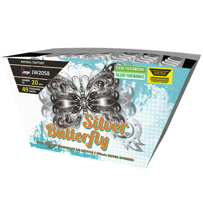 JW2058 Silver Butterfly