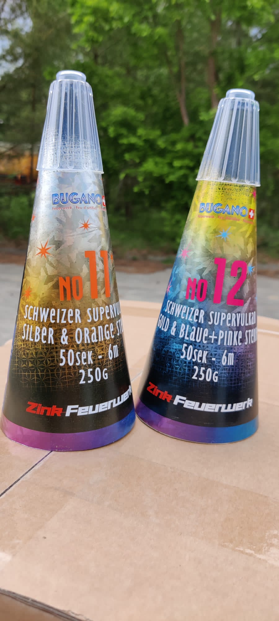 Schweizer Bugano Super-Vulkan No. 12 - Lichtenrader Feuerwerkverkauf