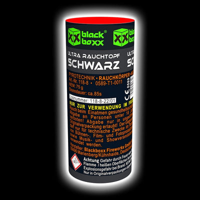 Ultrarauchtopf Schwarz