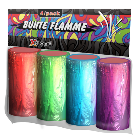 Bunte Flamme