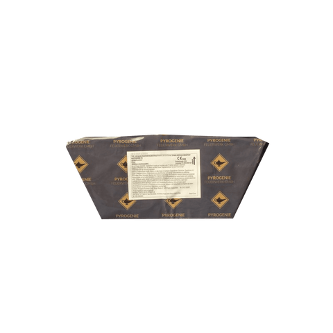 SR-25-09-F-411 Onerow brocade tail to brocade crown w/ white strobes and brocade mine - Berliner Feuerwerkverkauf