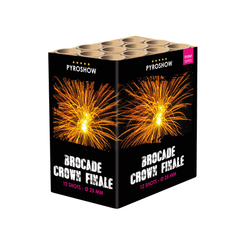 Pyroshow 2900 Final Cake - Brocade crown - Lichtenrader Feuerwerkverkauf