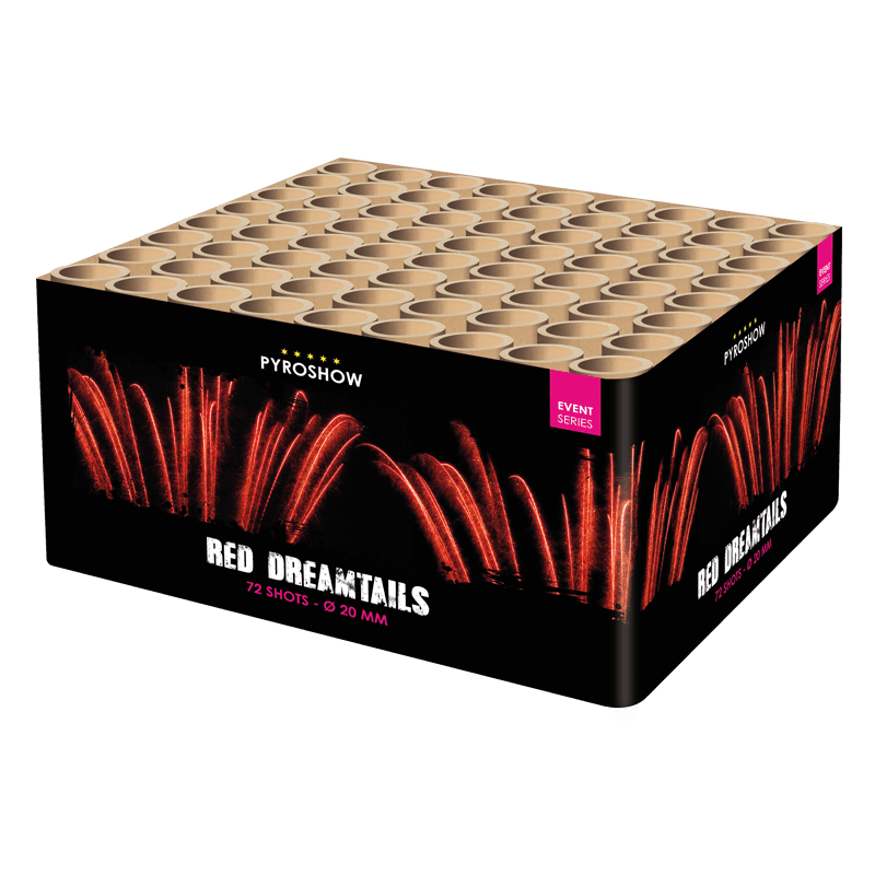 Pyroshow 2954 - Red Dreamtails - Lichtenrader Feuerwerkverkauf