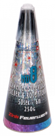 Schweizer Bugano Super-Vulkan No. 8 - Lichtenrader Feuerwerkverkauf